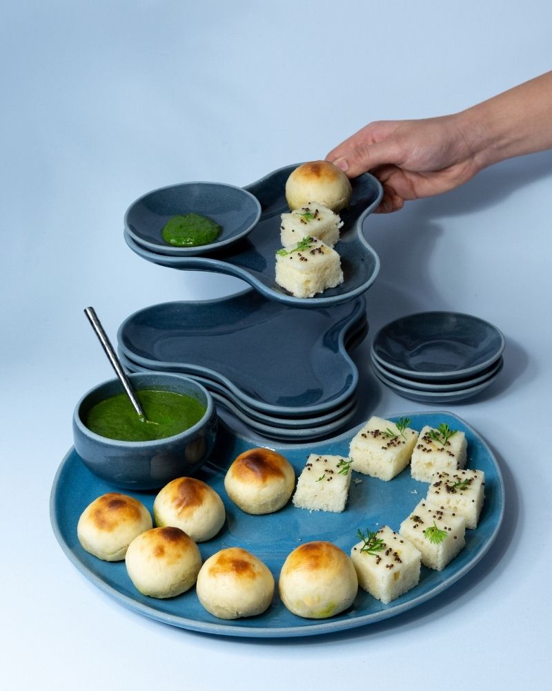 Pivot Appetiser Set Pacific Blue