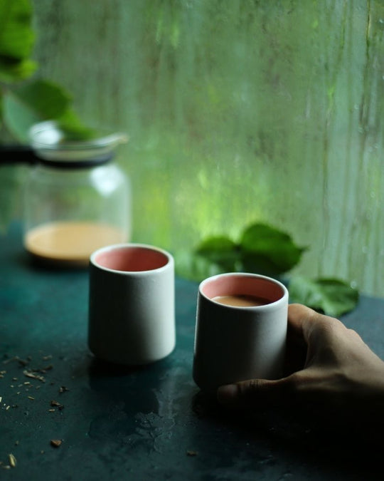 Snuggle 200ml Tea Cup Pink (Set of 2) - Gift Set