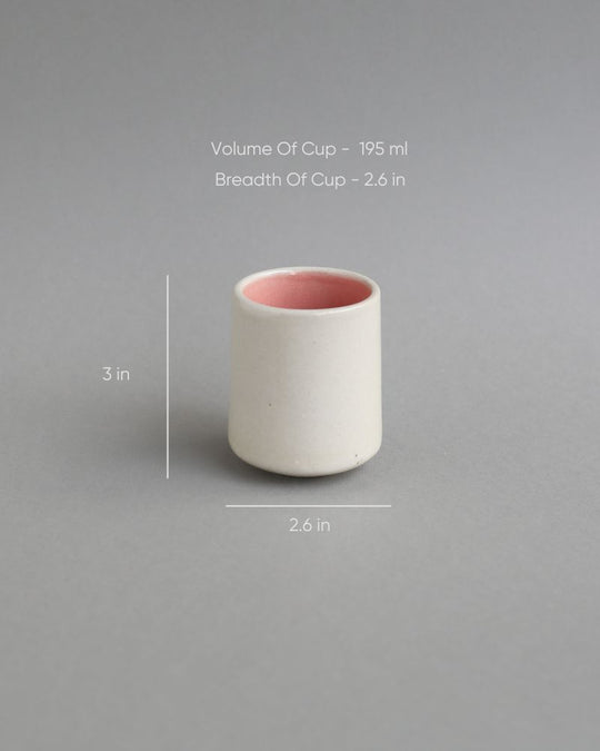Snuggle 200ml Tea Cup Pink (Set of 2) - Gift Set