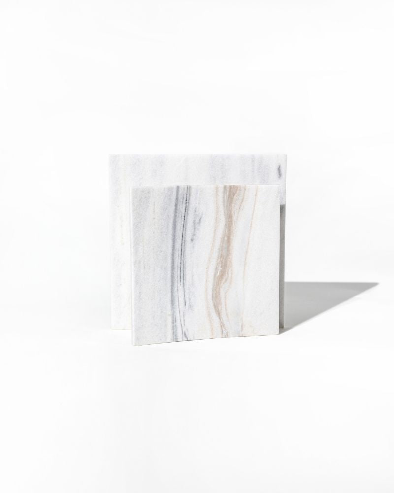 016 Covo Arc Wide Pinched Marble Vase