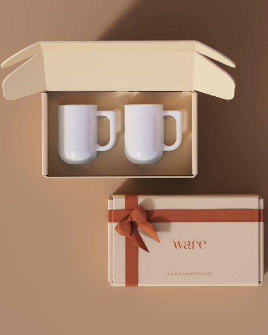 Ripple 190ml Tea Cup Stormy Blue (Set of 2) - Gift Set
