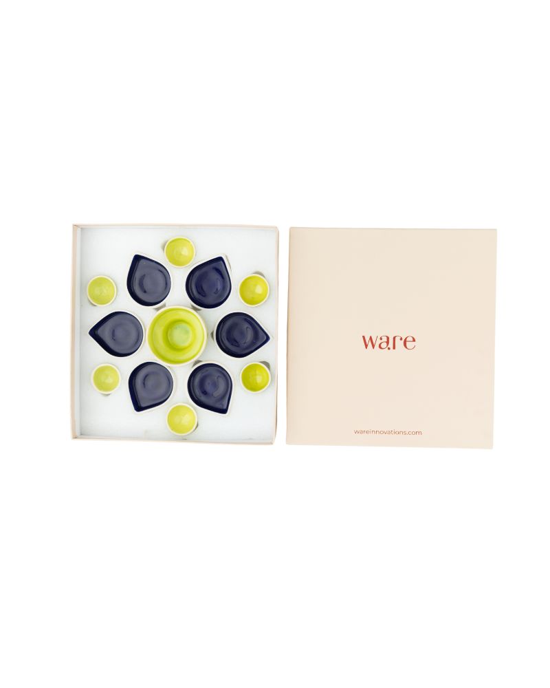 Rangoli Table Setting Deep Blue - Ware Innovations | Buy Now