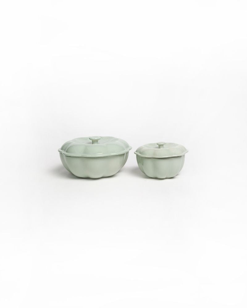 Margaret & Baby Margo Bowl Main Course Serving Set Tea Green (2 Pieces)