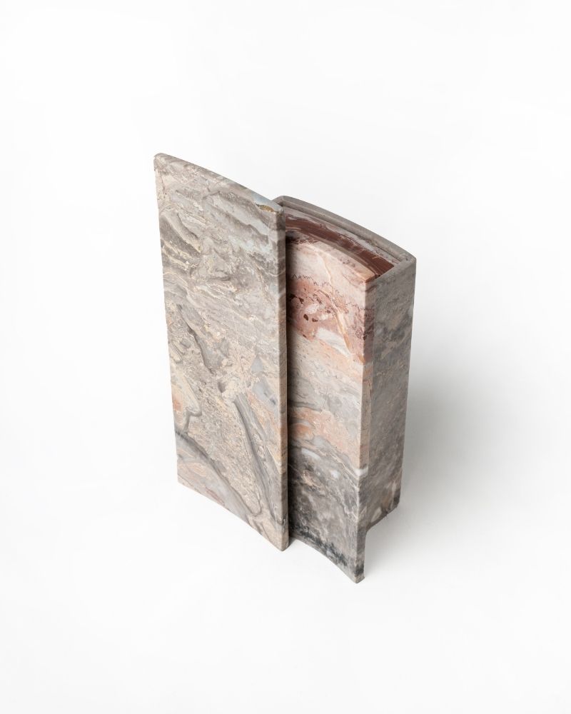 027 Rosso Arc Marble Tissue Box