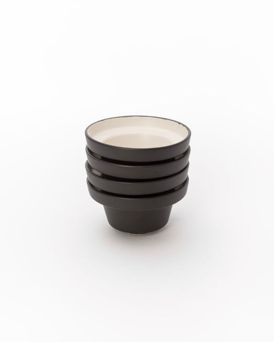 Eclipse 180 ml Katori Bowl Matt Black (Set of 2)