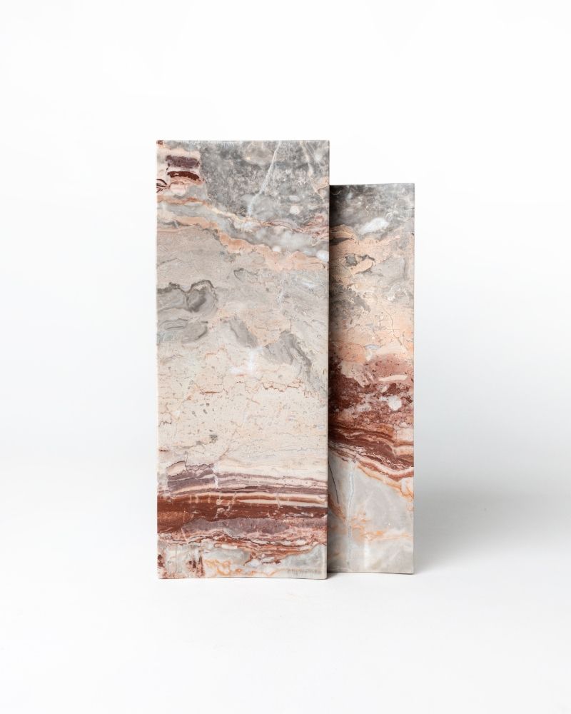 029 Rosso Arc Marble Tissue Box