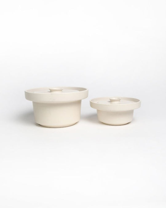 Medium & Large Eclipse Serving Bowl Main Course Serving Set Nude (2 Pieces)