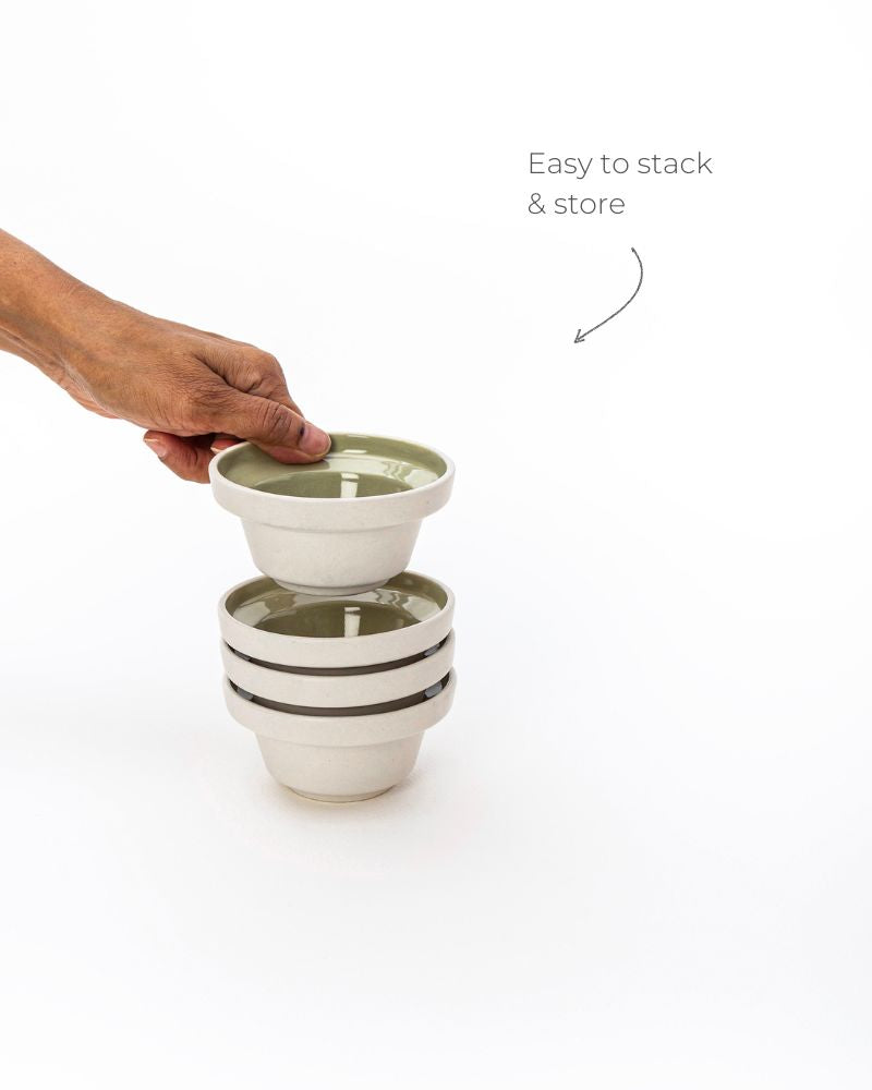 Eclipse 70 ml Dip Bowl Sage Green (Set of 2)