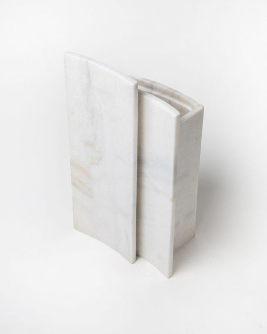 052 Evara Arc Marble Tissue Box