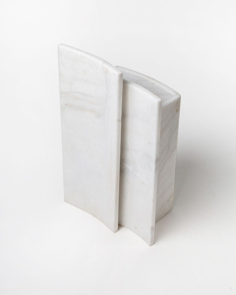 056 Evara Arc Marble Tissue Box