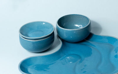 Mojo Coffee Cup and Saucer Set Melon (350 ml) (Set of 2 cups and saucers)