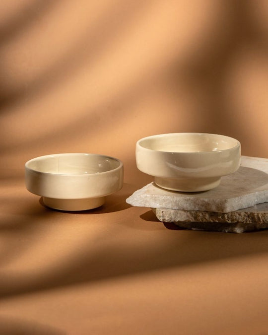 Big Eclipse 450ml Pasta Bowl Nude (Set of 2)