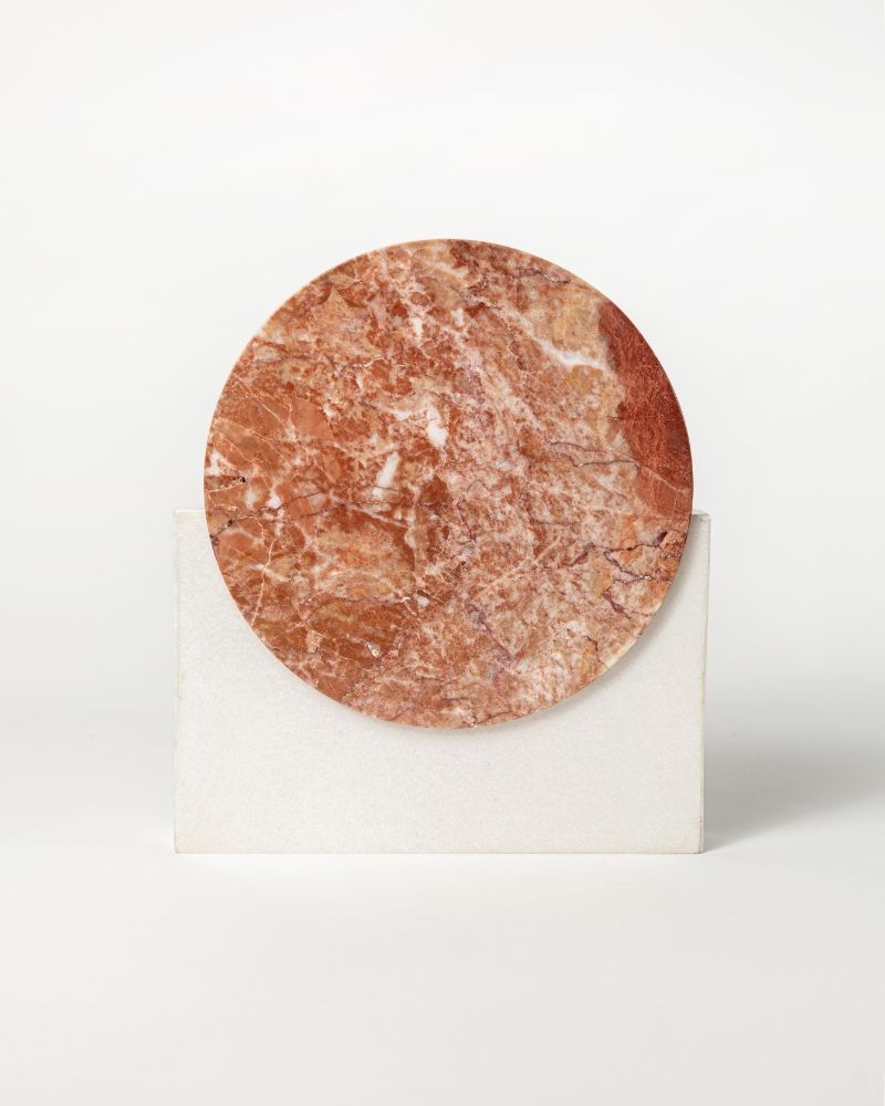 Big Sunrise Marble Vase Red Alicante