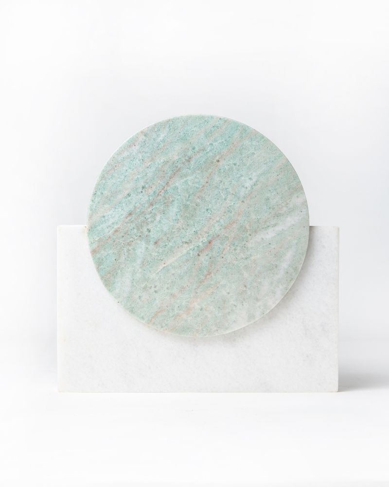 Big Horizon Vase Fusion Green Onyx