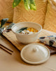 Curvy 820ml Soup Bowl with Lid Nude