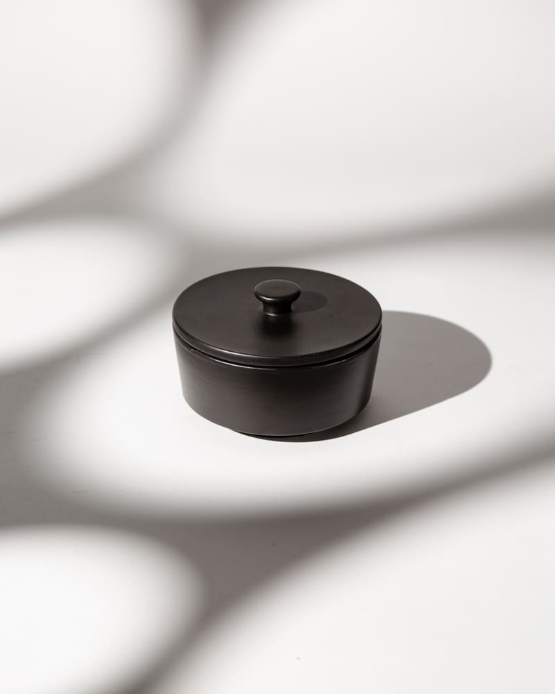 Luna 660ml Soup Bowl with Lid Matt Black