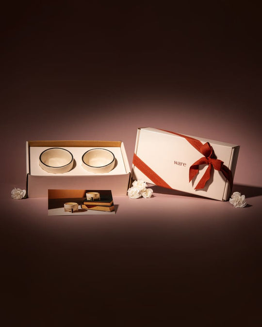 Pod 180ml Cappuccino Cup Nude (Set of 2) - Gift Set