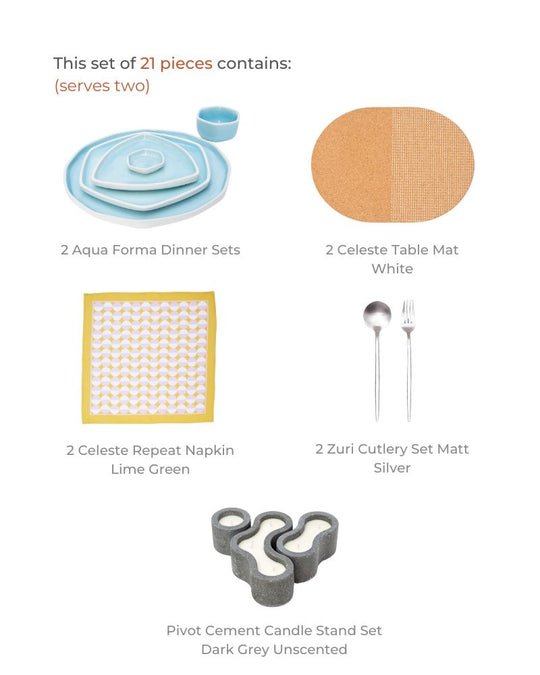The Summer Time Brunch Dinner Spread (21 Pieces)