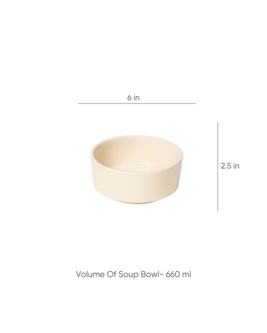 Luna 660ml Soup Bowl with Lid Nude
