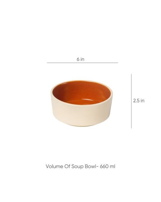 Luna 660ml Soup Bowl with Lid Warm Brown
