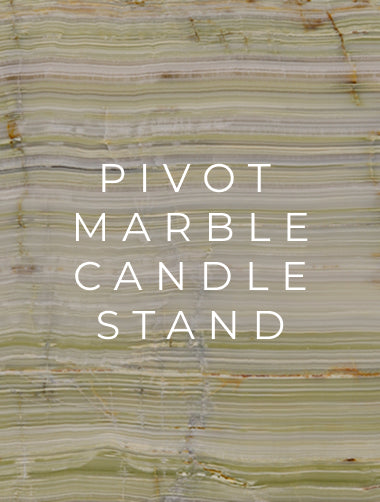 Pivot Marble Candle Stands