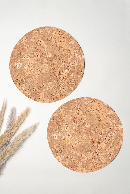 Fuse Round Table Mat - White (Set of 2)