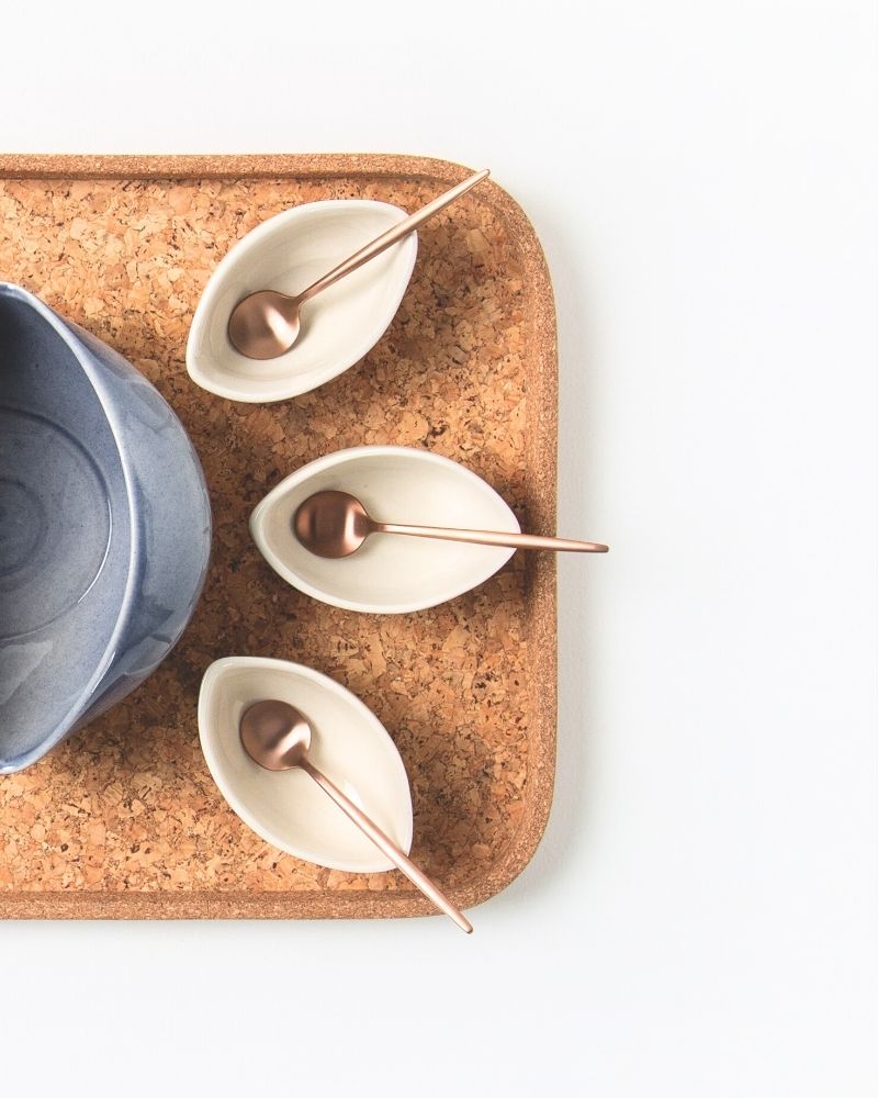 Plump Rectangular Large Cork Tray