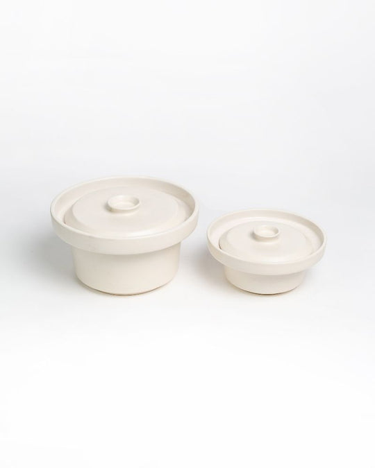 Medium & Large Eclipse Serving Bowl Main Course Serving Set Nude (2 Pieces)