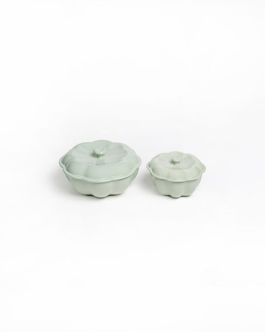 Margaret & Baby Margo Bowl Main Course Serving Set Tea Green (2 Pieces)