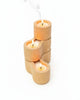 Pivot Cement Candle Stand Set Sandstone Unscented  (3 pieces)