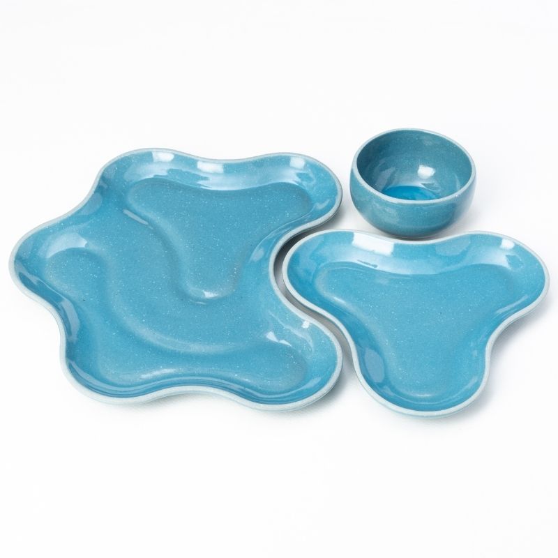 Pivot Dinner Set Pacific Blue (2 Dinner sets)