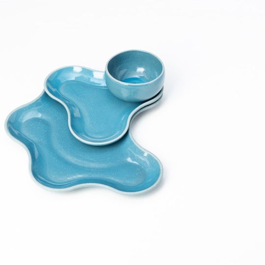 Pivot Dinner Set Pacific Blue (4 Pieces)