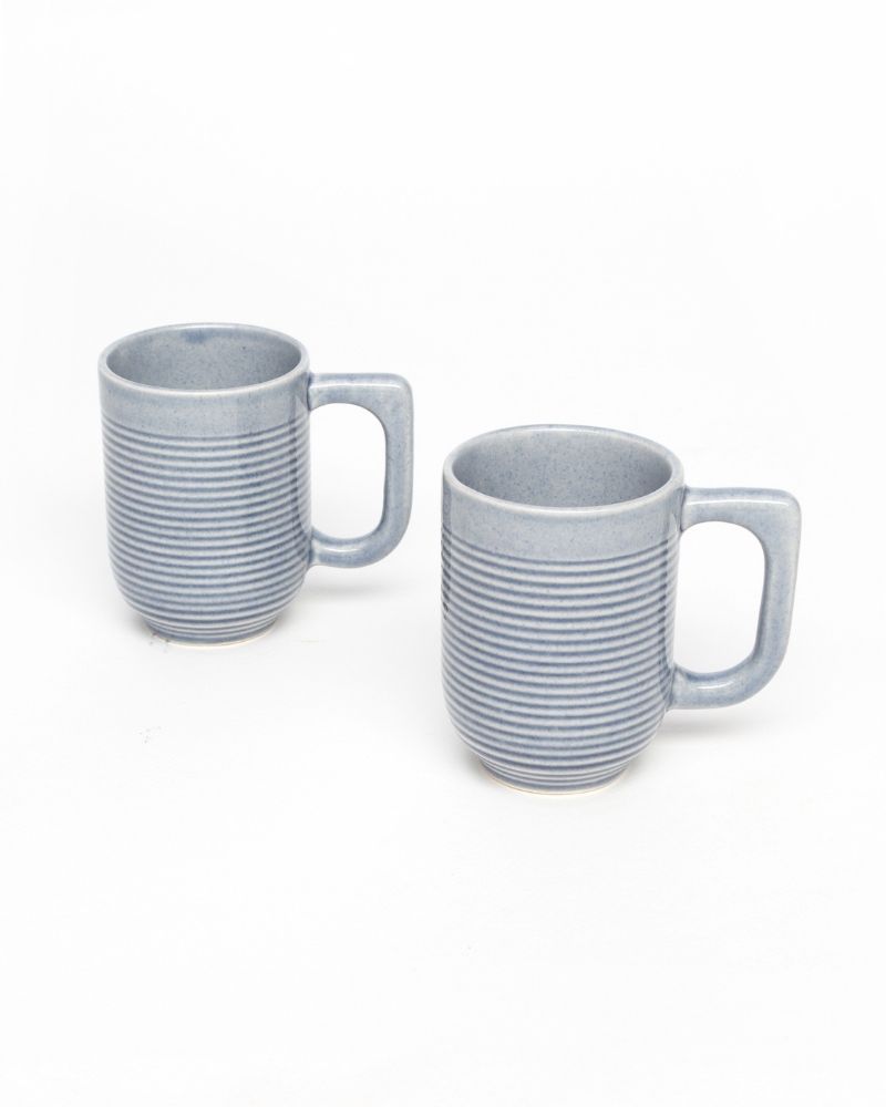 Ripple 190ml Tea Cup Stormy Blue (Set of 2) - Gift Set