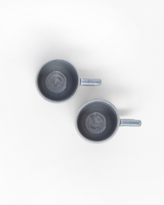 Ripple 190ml Tea Cup Stormy Blue (Set of 2)