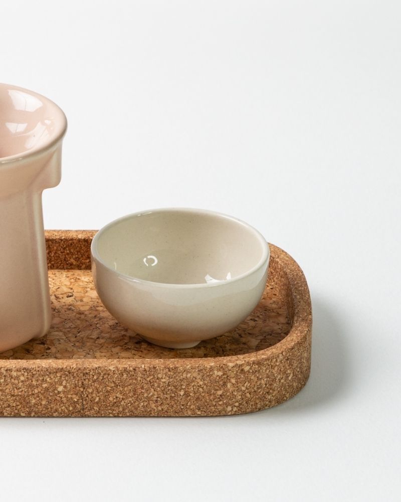 Plump Rectangular Small Cork Tray