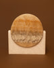 Small Sunrise Marble Vase Caramel Onyx