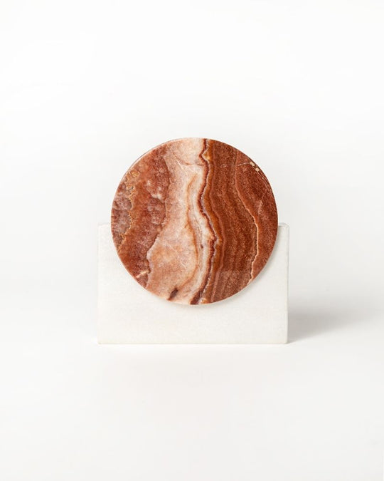 Small Sunrise Marble Vase Red Alicante