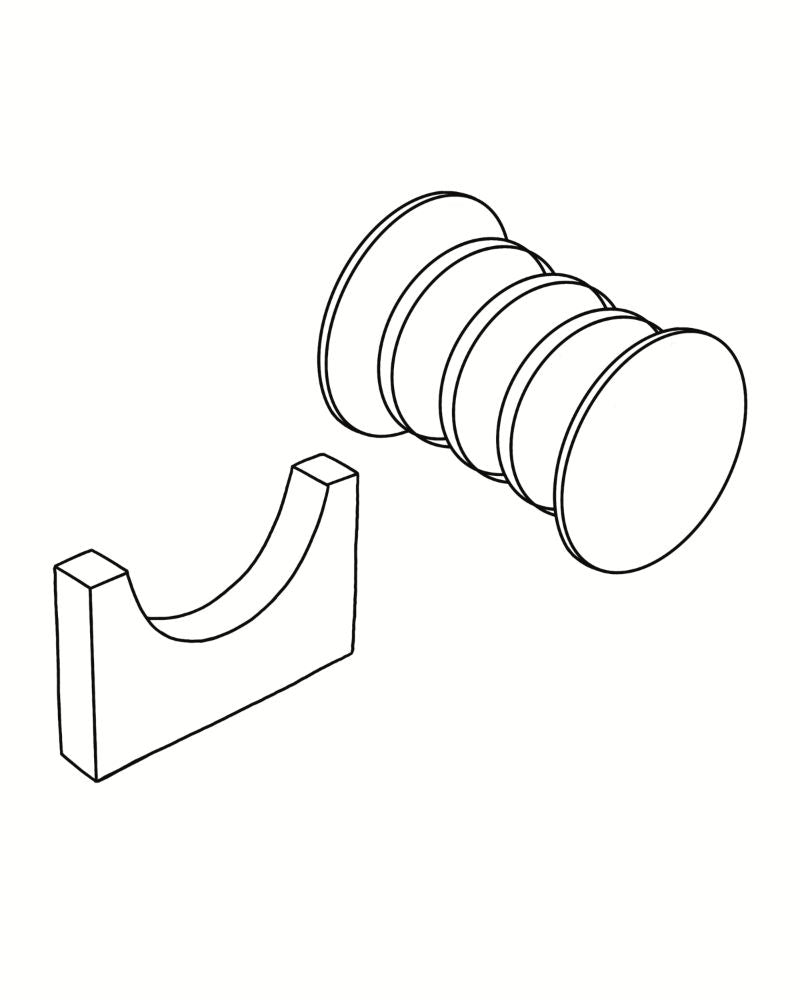 Small Sunrise Marble Vase Red Alicante