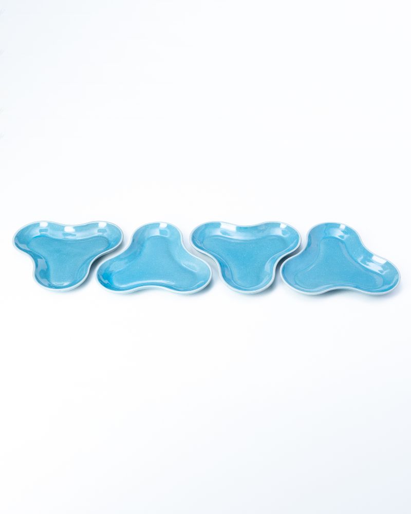 Triad Quarter Plate Pacific Blue (Set of 4)