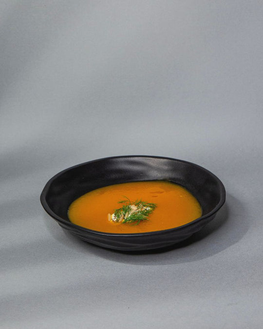 Wave 725ml Salad Bowl Matt Black