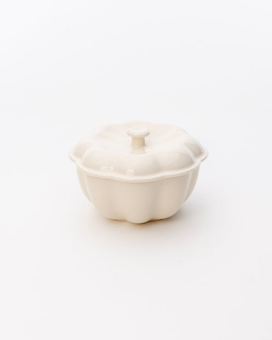 Baby Margo Serving Bowl with Lid Nude