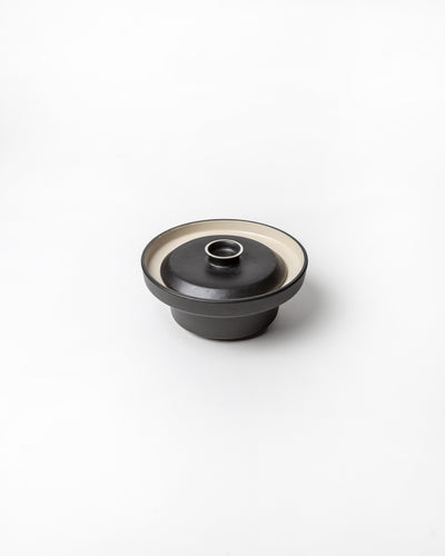 Eclipse 1150ml Medium Serving Bowl with Lid Matt Black