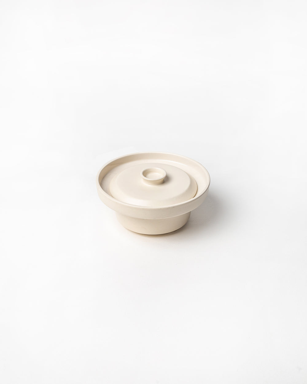 Eclipse 1150ml Medium Serving Bowl with Lid Nude