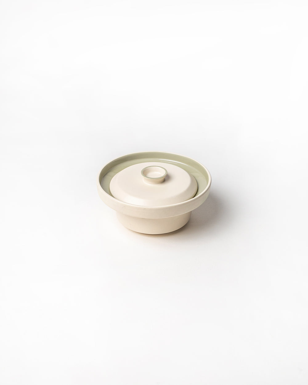 Eclipse 1150ml Medium Serving Bowl with Lid Sage Green