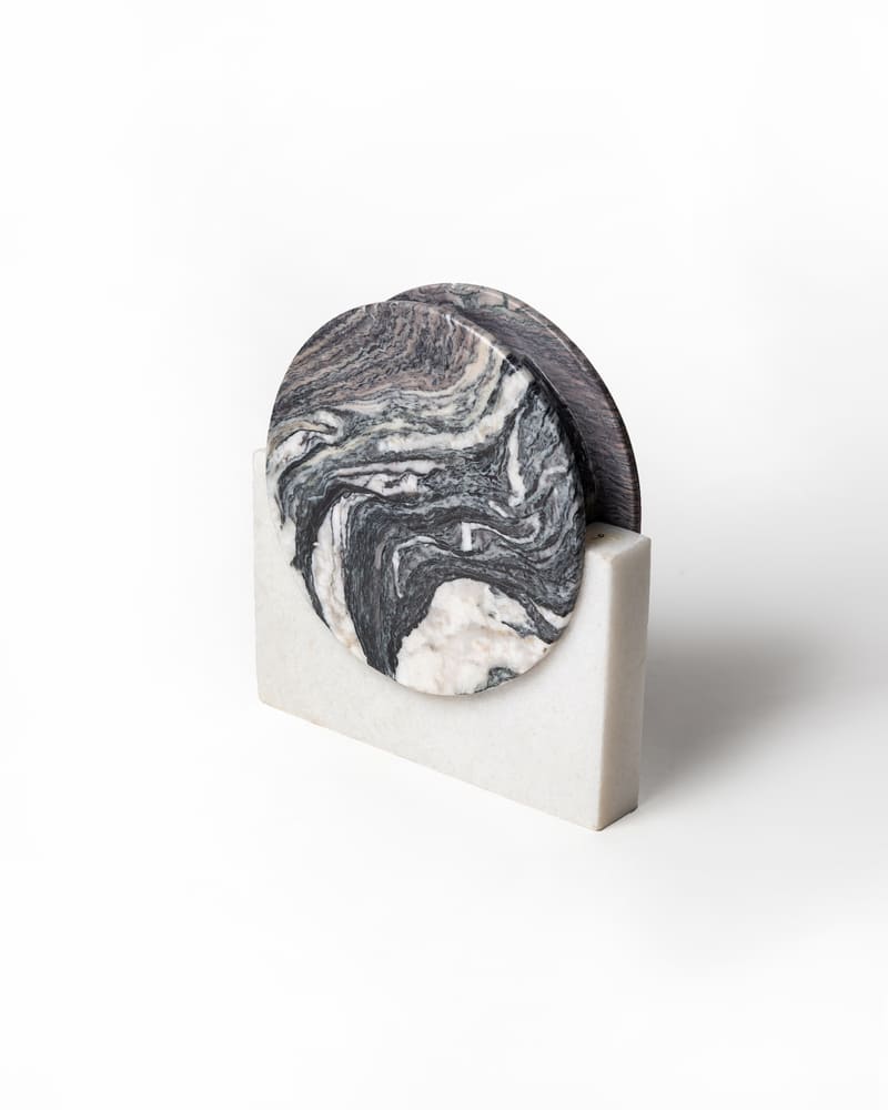 020 Moon Small Horizon Marble Vase
