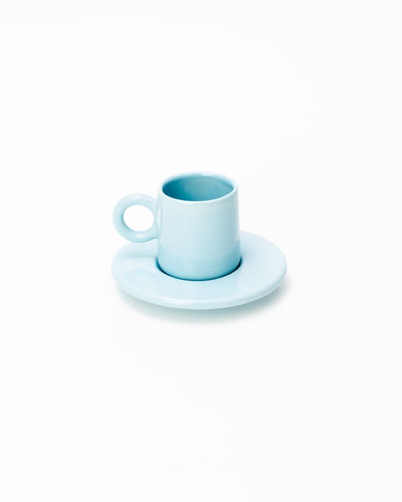 Lilo Cup & Saucer Set Aqua