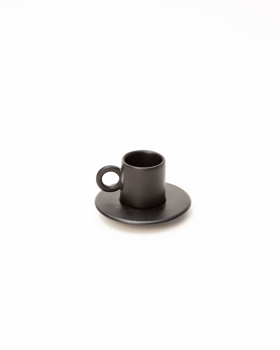 Lilo Cup & Saucer Set Matte Black