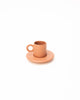 Lilo Cup & Saucer Set Matte Tan