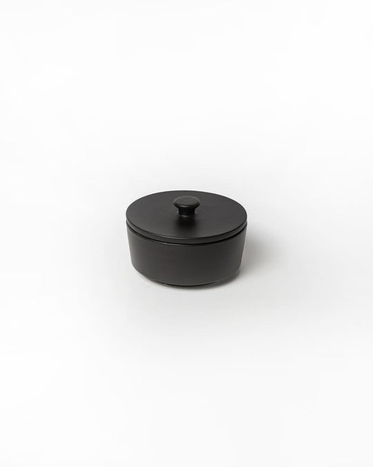 Luna 660ml Soup Bowl with Lid Matt Black
