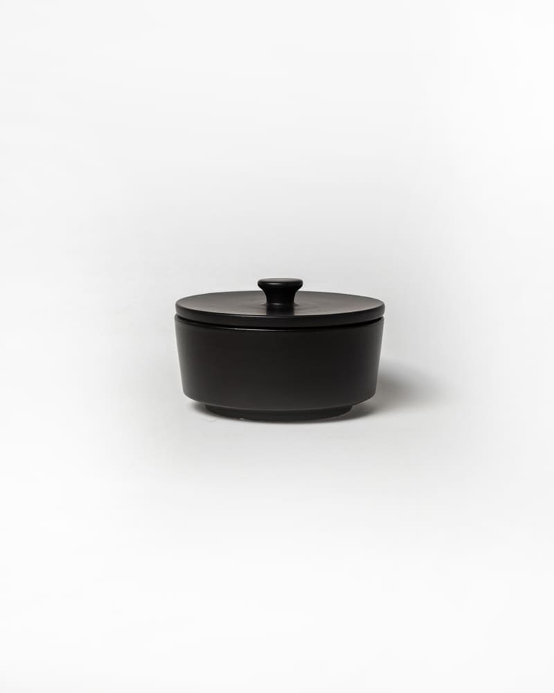 Luna 660ml Soup Bowl with Lid Matt Black